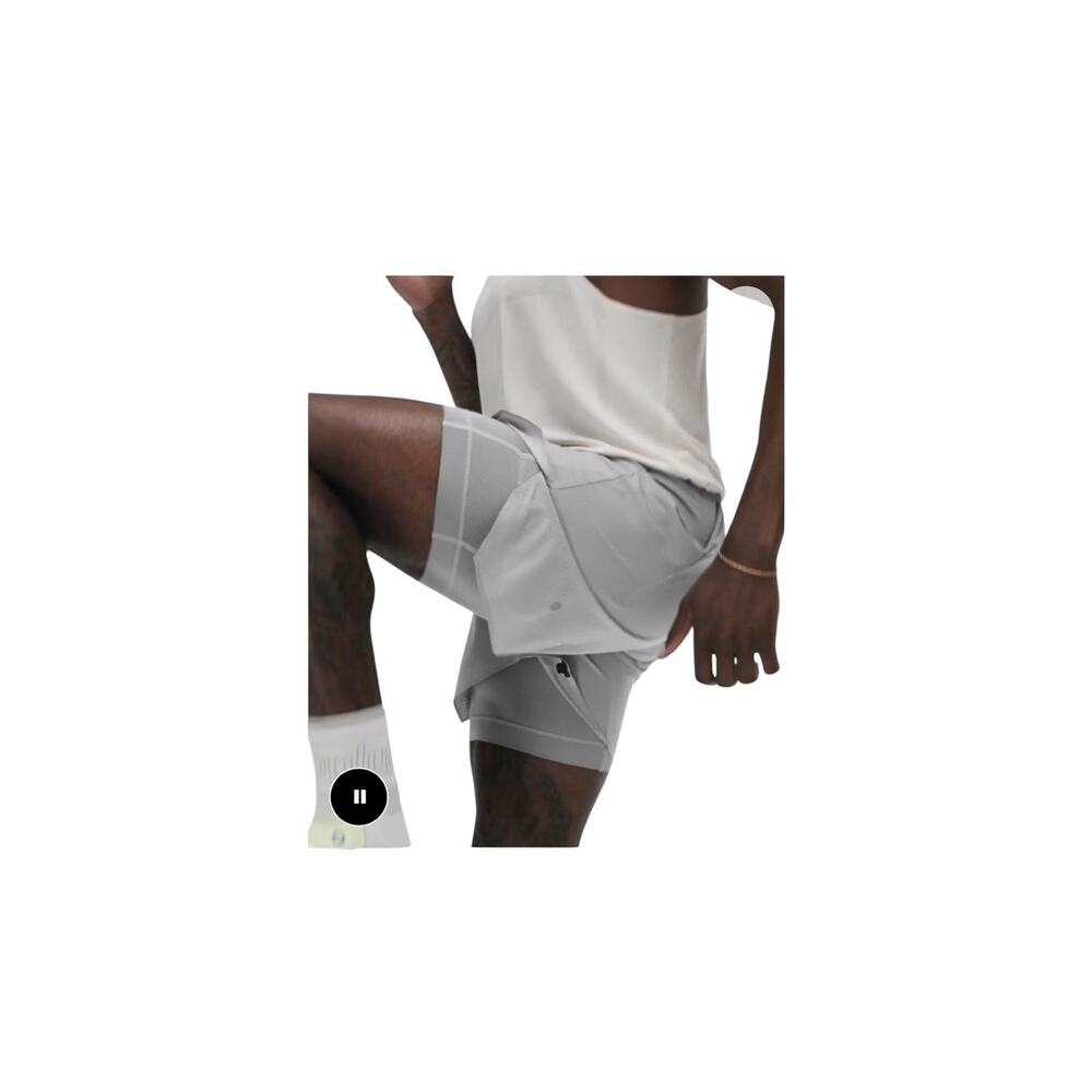 Lululemon Shorts Men Sz M ISEB FastFree Lined 5” Airflow Athleisure Gym LM7BAAS - Picture 3 of 15